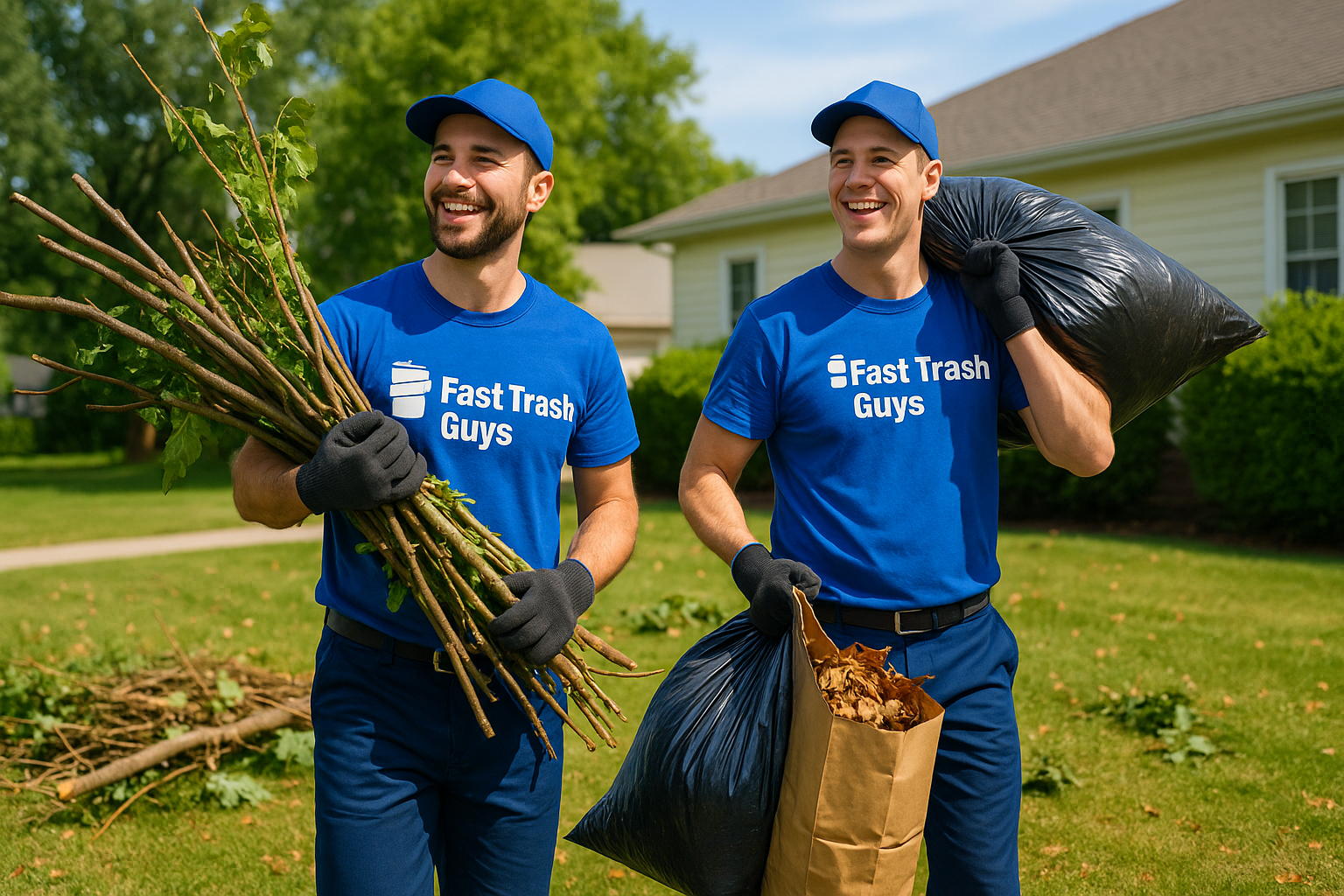 Yard Waste Cleanup - Fast Trash Guys