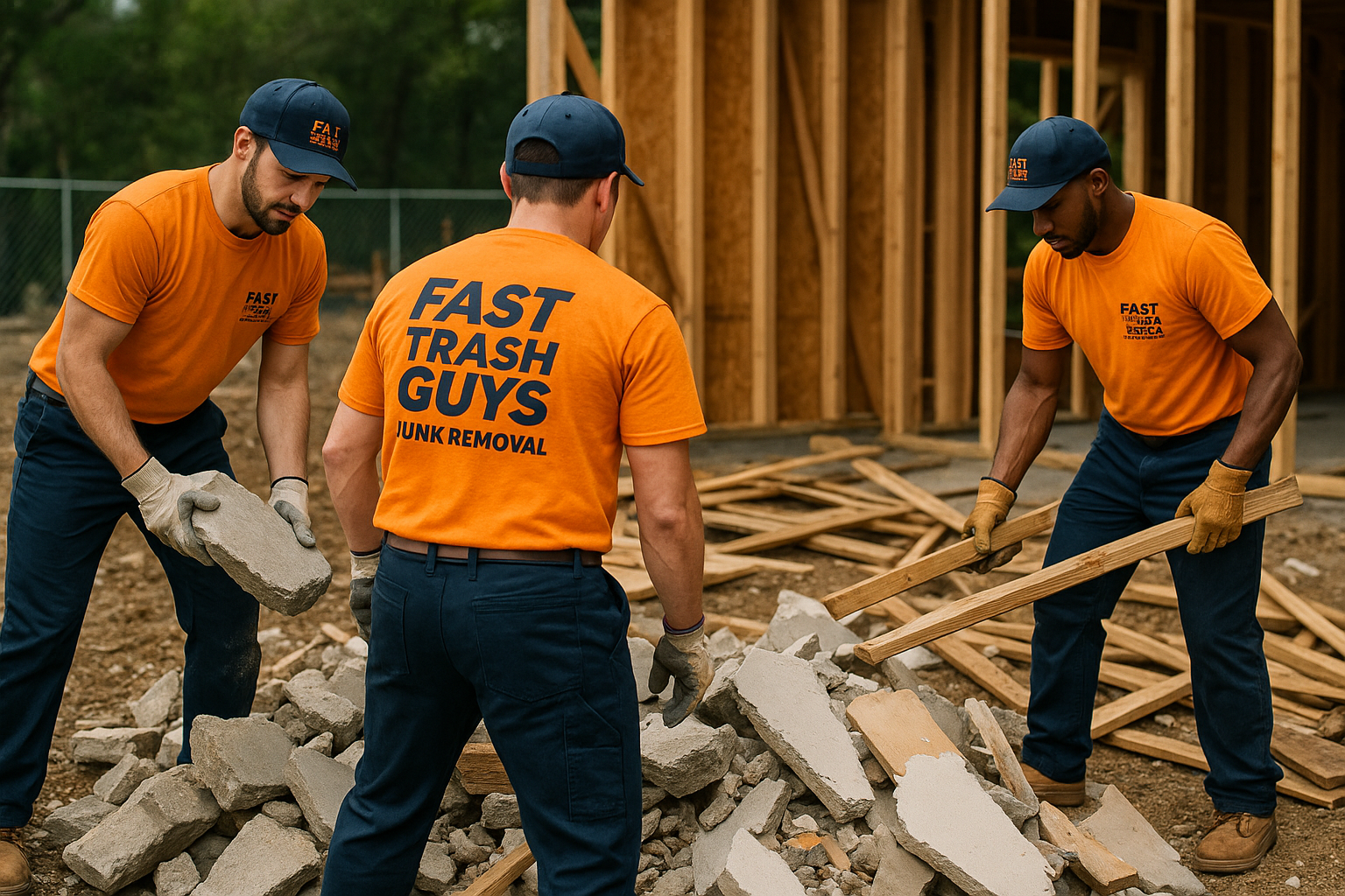 Construction Debris - Fast Trash Guys