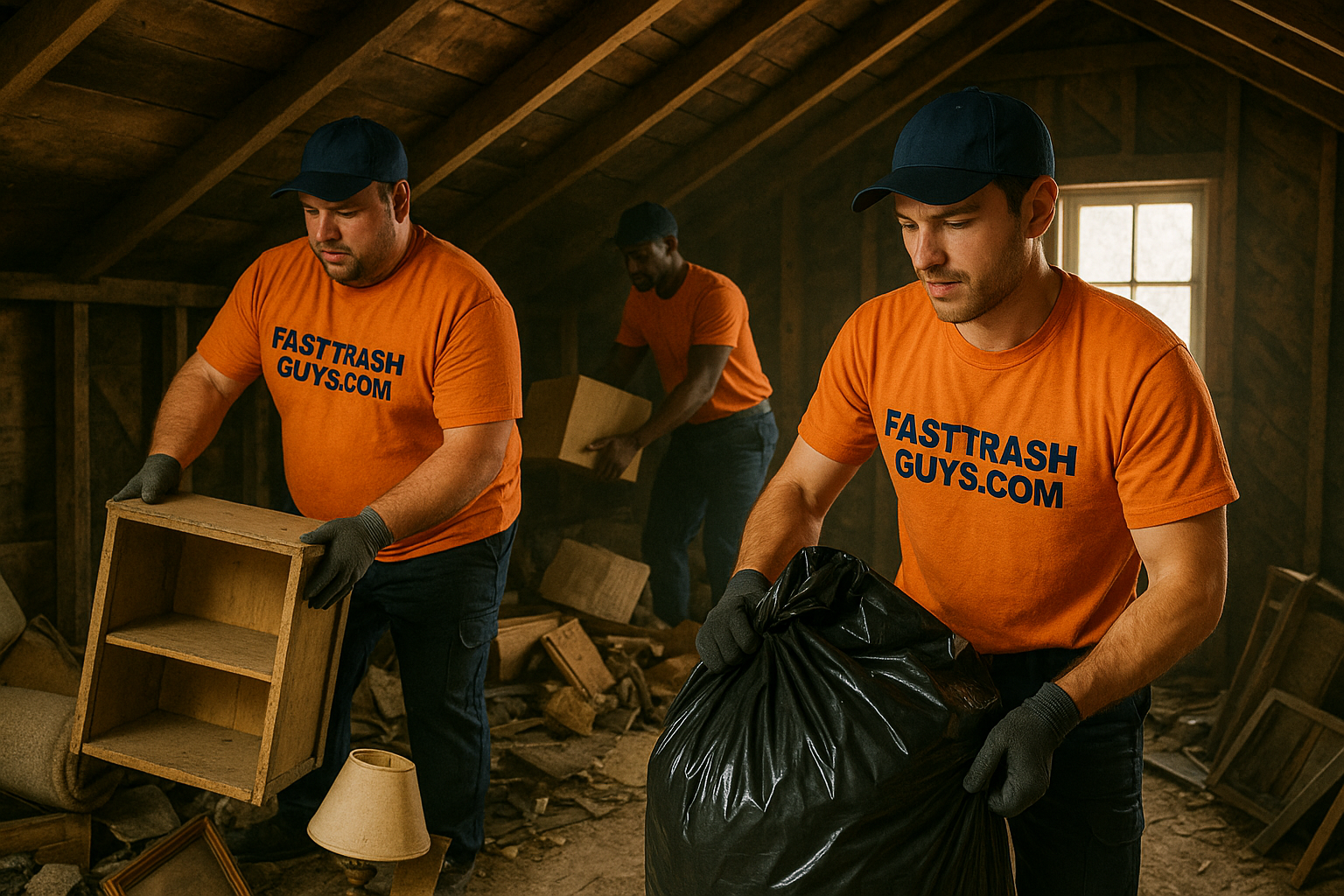 Attic & Basement Cleanouts - Fast Trash Guys